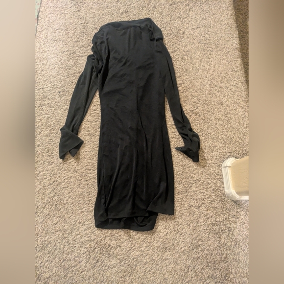 Top Shop Long Sleeve Button Down Fitted Shirt Dress - Picture 6 of 7